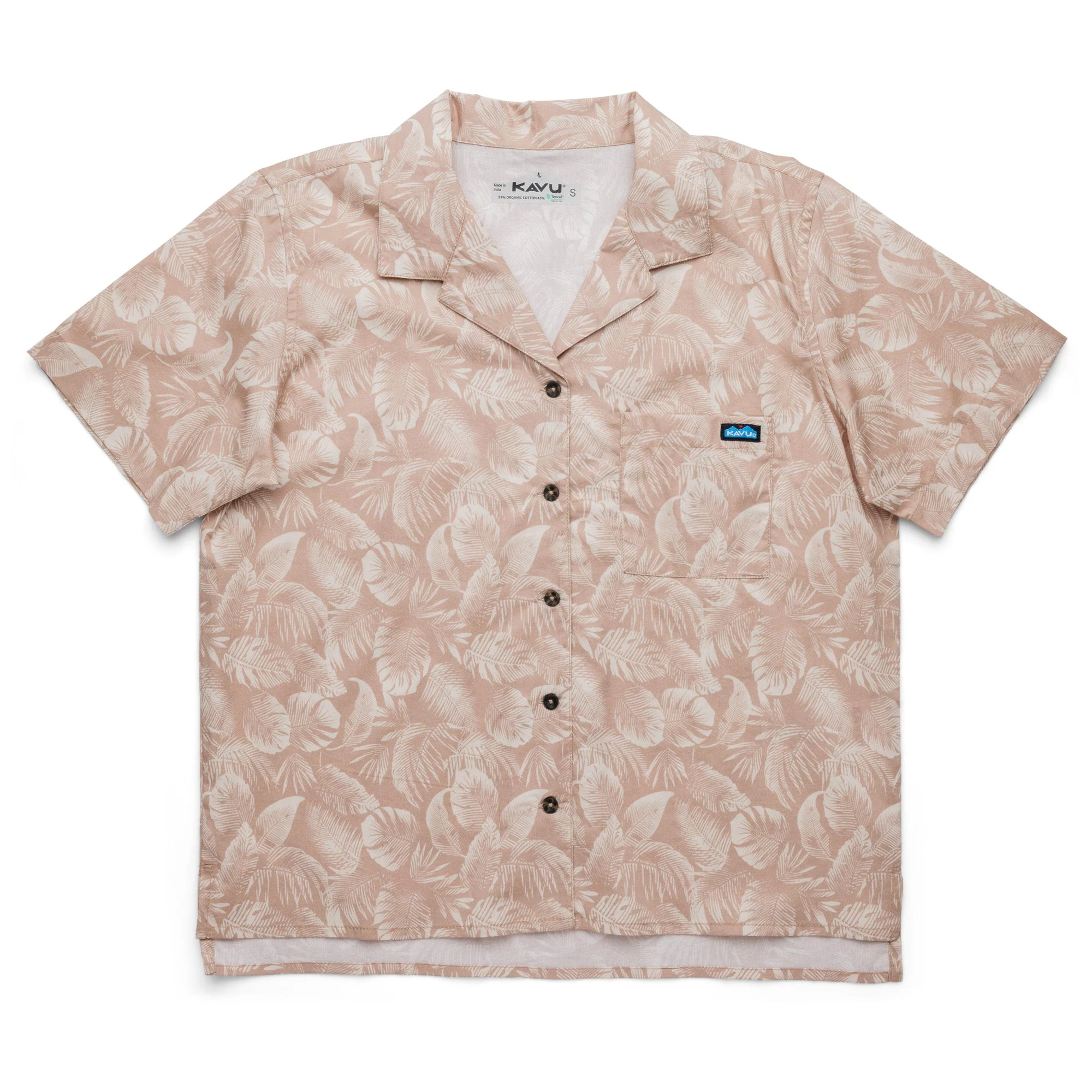 KAVU Cedar Springs Short Sleeve Shirt (Passion Palm)