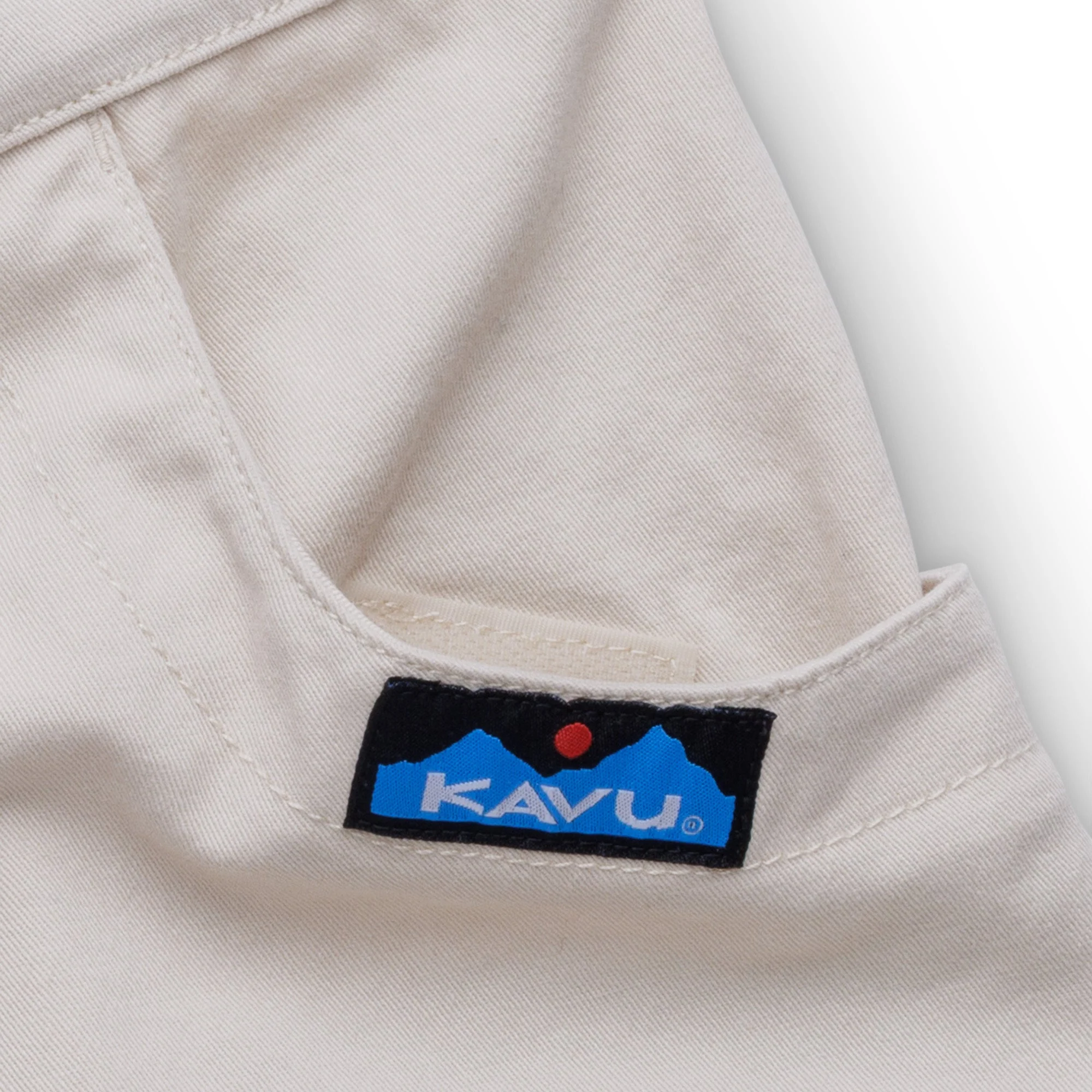 KAVU Chilli Willa Shorts (Moonbeam) - Image 4