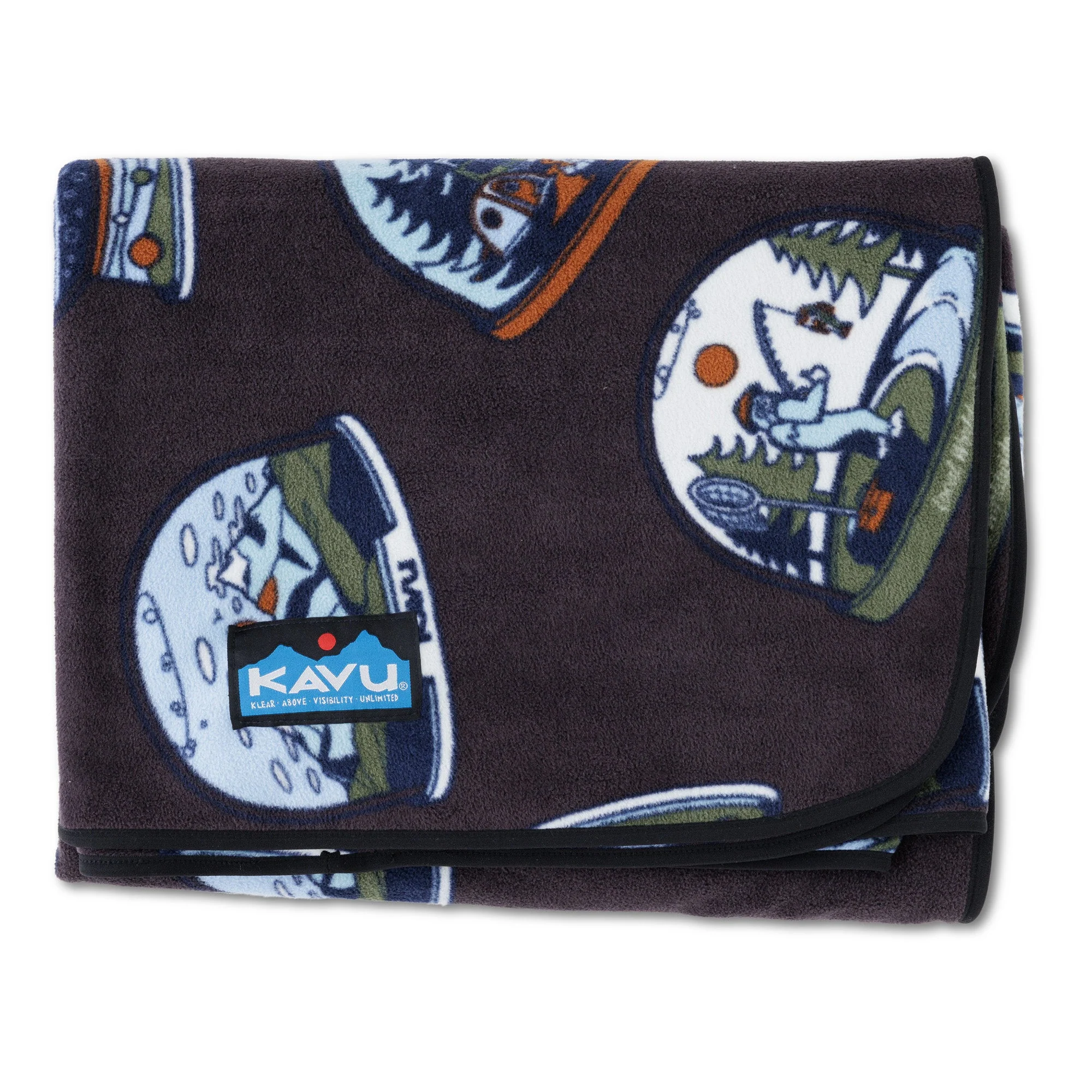 KAVU Doe Bay Fleece Blanket (Snowglobe) - Image 3