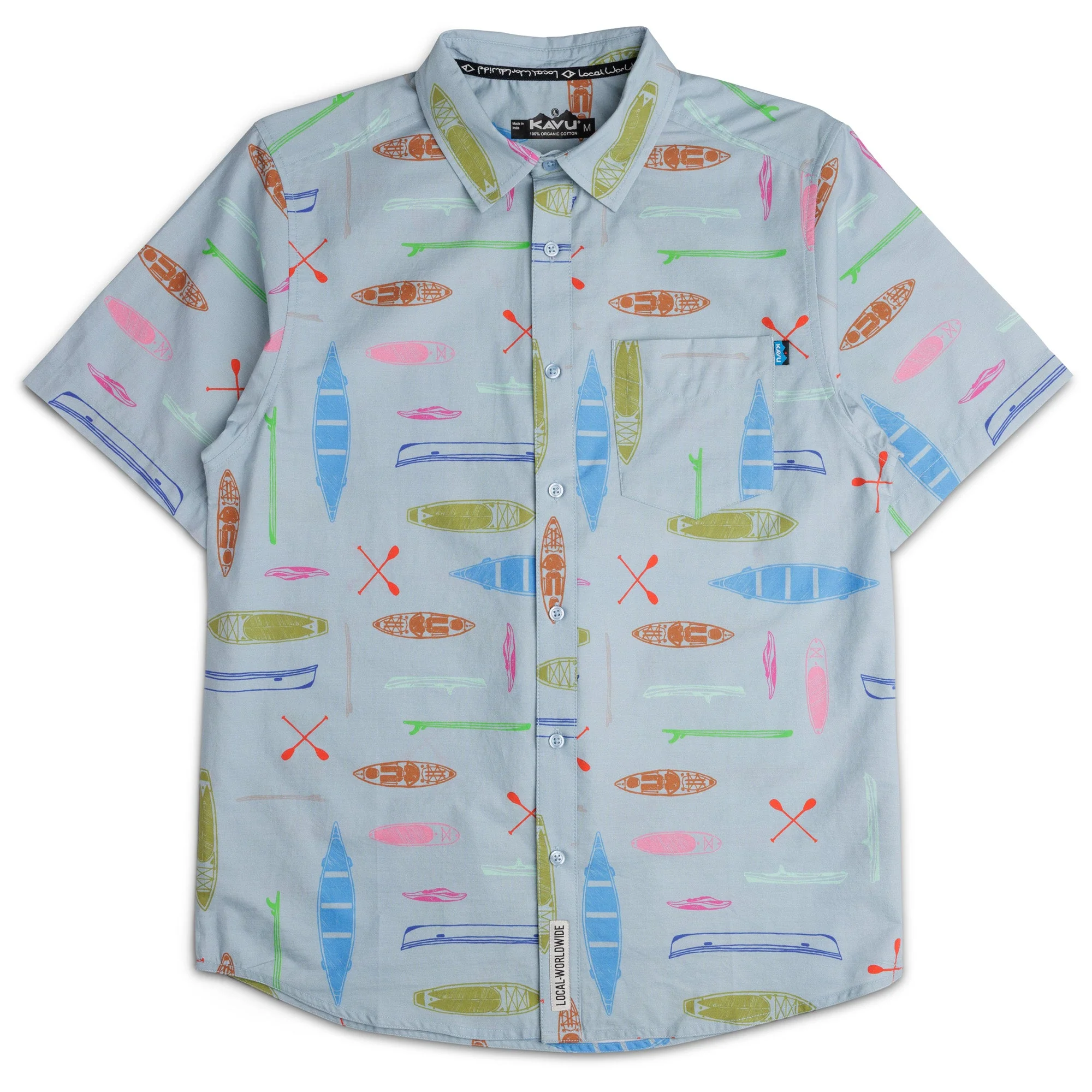 KAVU Festaruski Short Sleeve Shirt (Paddle By)
