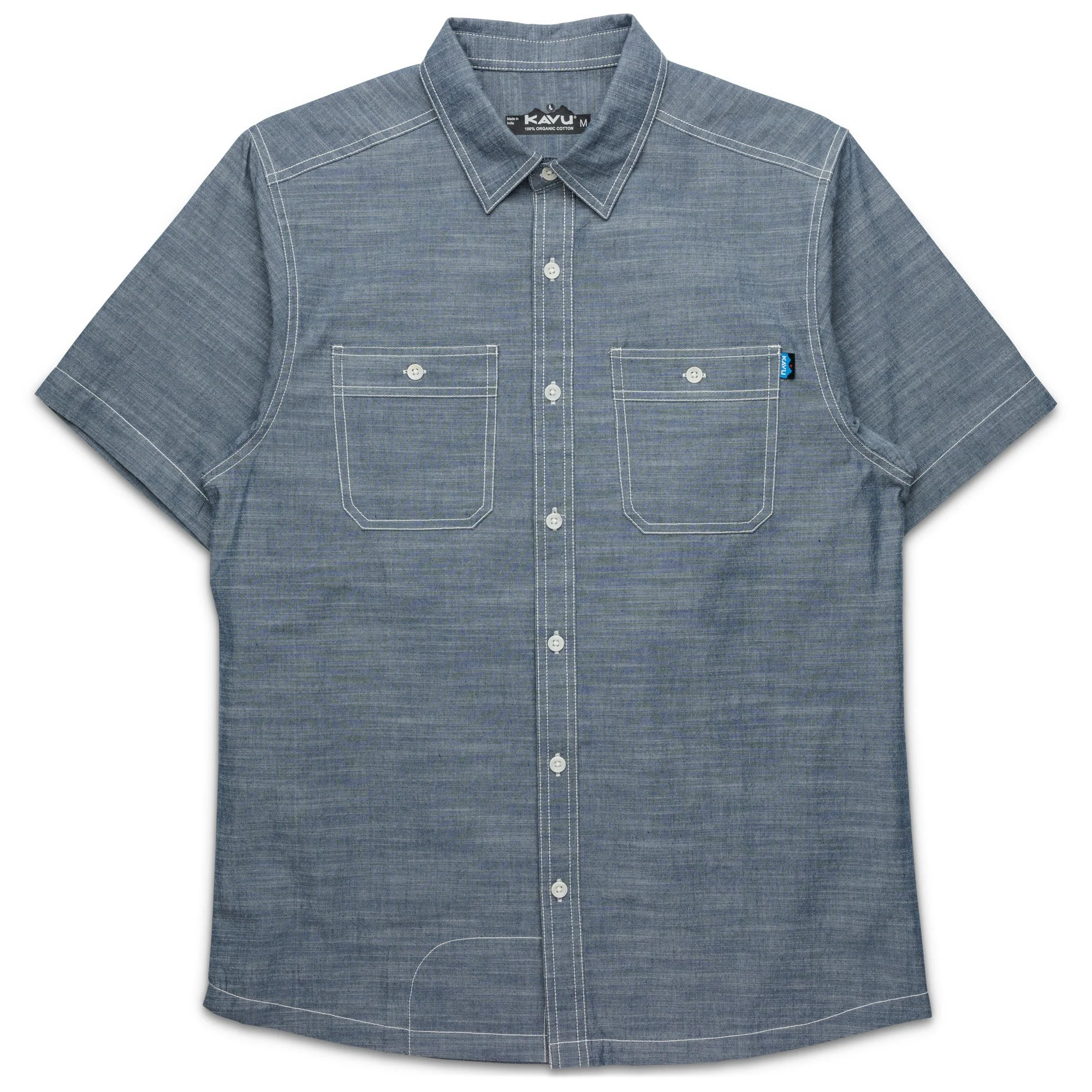 KAVU Jacksonville Short Sleeve Shirt (Nautical Navy)
