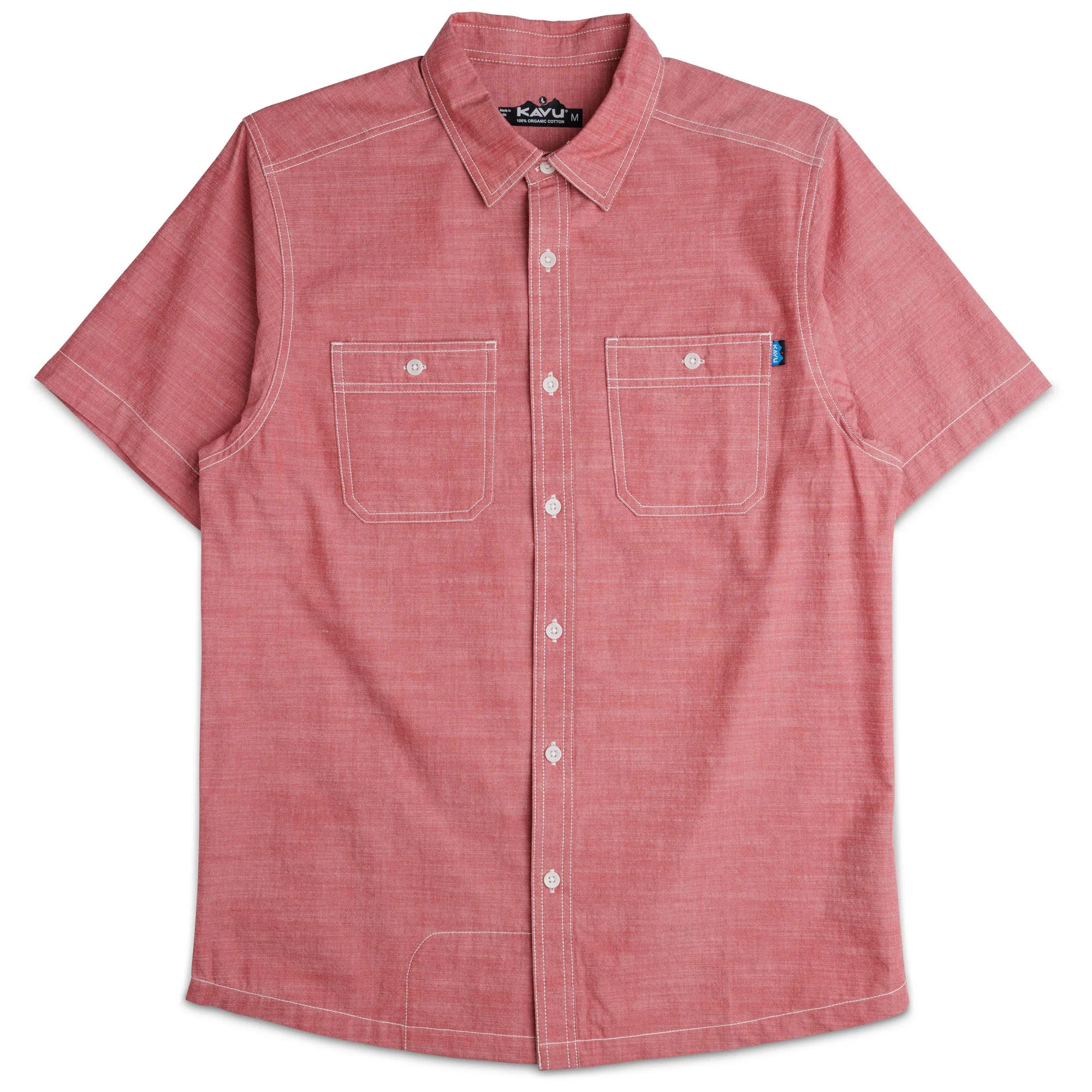 KAVU Jacksonville Short Sleeve Shirt (Robust Red)