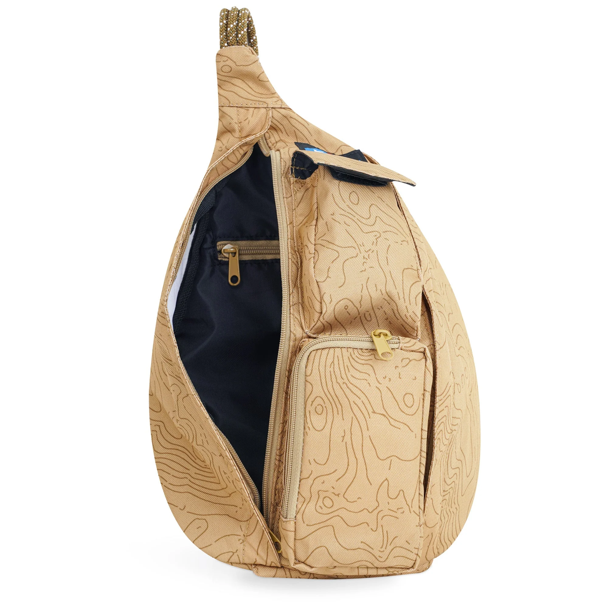 KAVU Mini Rope Sling Bag (Terrain Topo) - Image 4