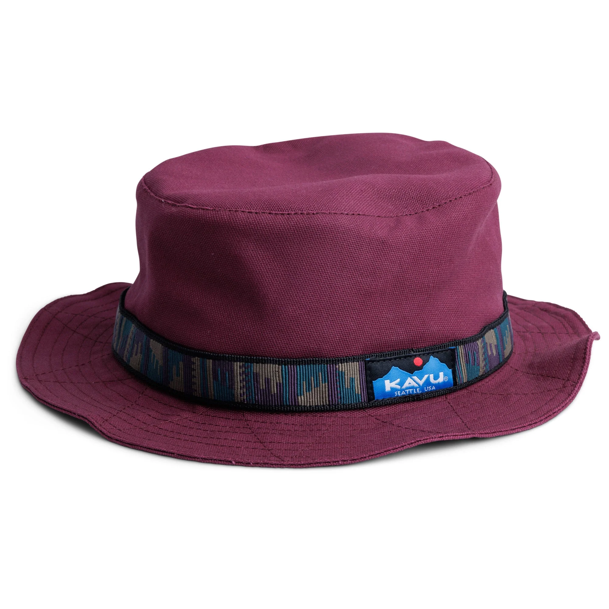 KAVU Organic Strap Bucket Hat (Plum)