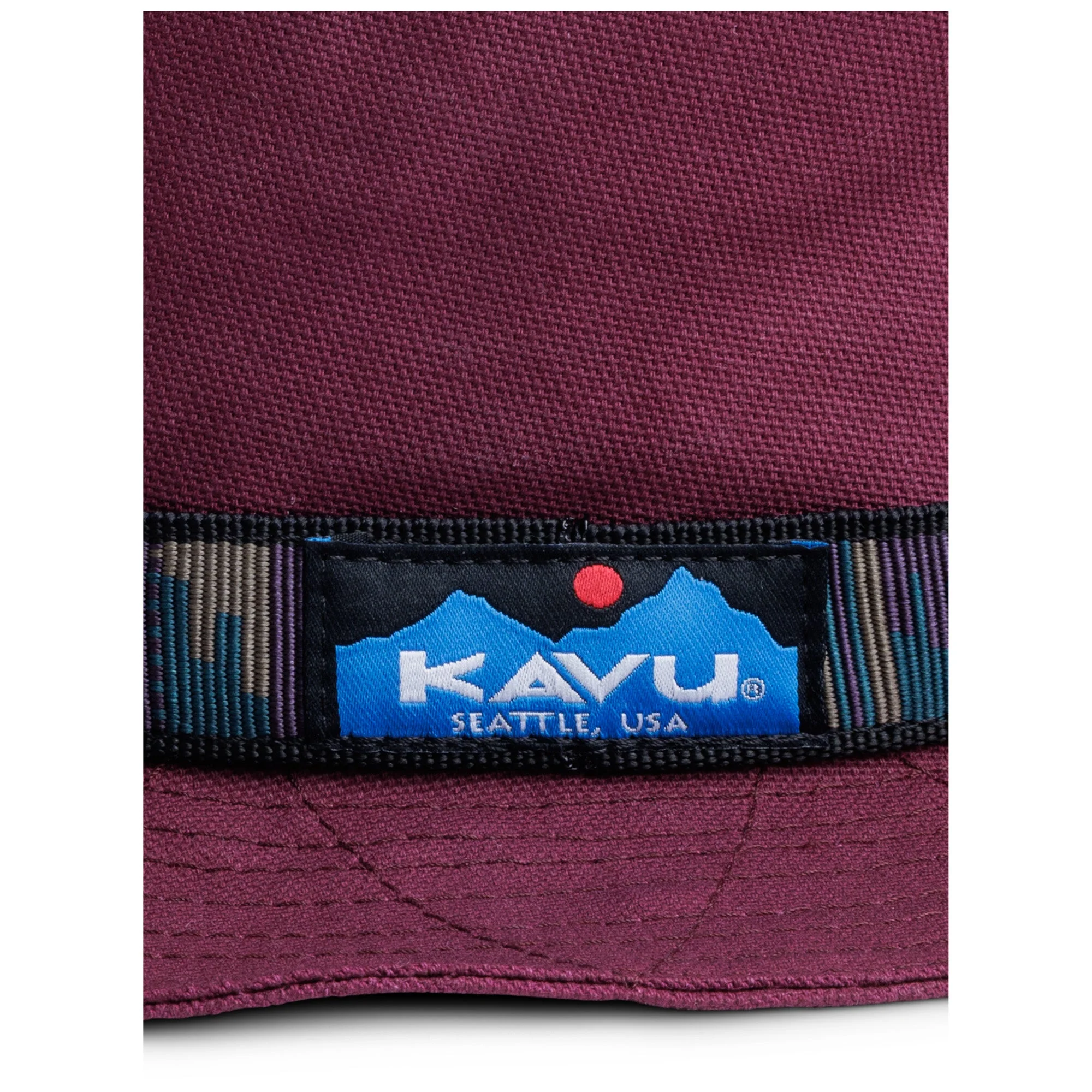 KAVU Organic Strap Bucket Hat (Plum) - Image 2