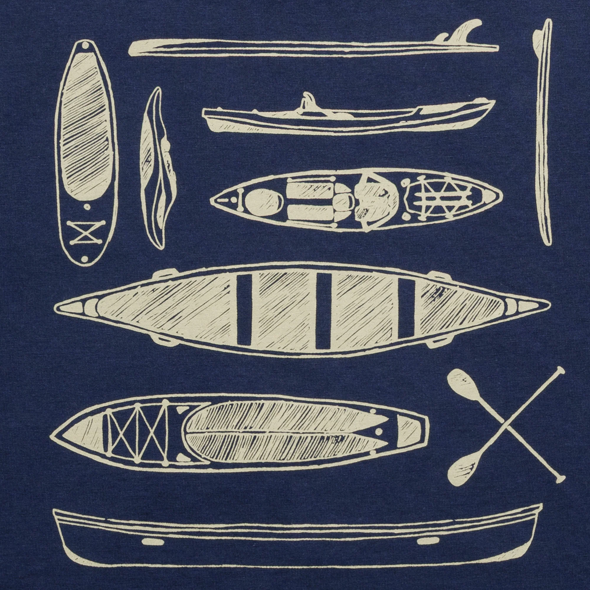 KAVU Paddle Out T-Shirt (Nautical Navy) - Image 3