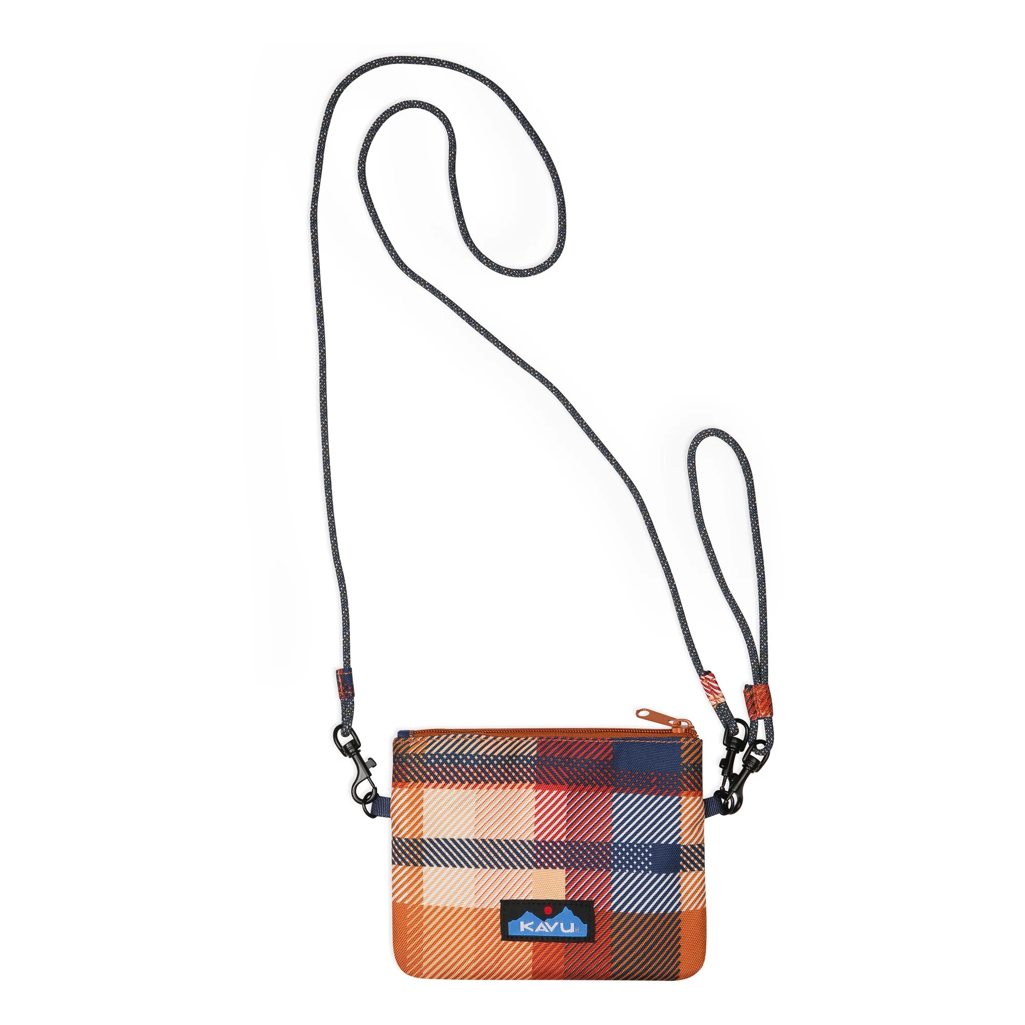 KAVU Renrose Cross Body Wallet (Cabin Plaid)