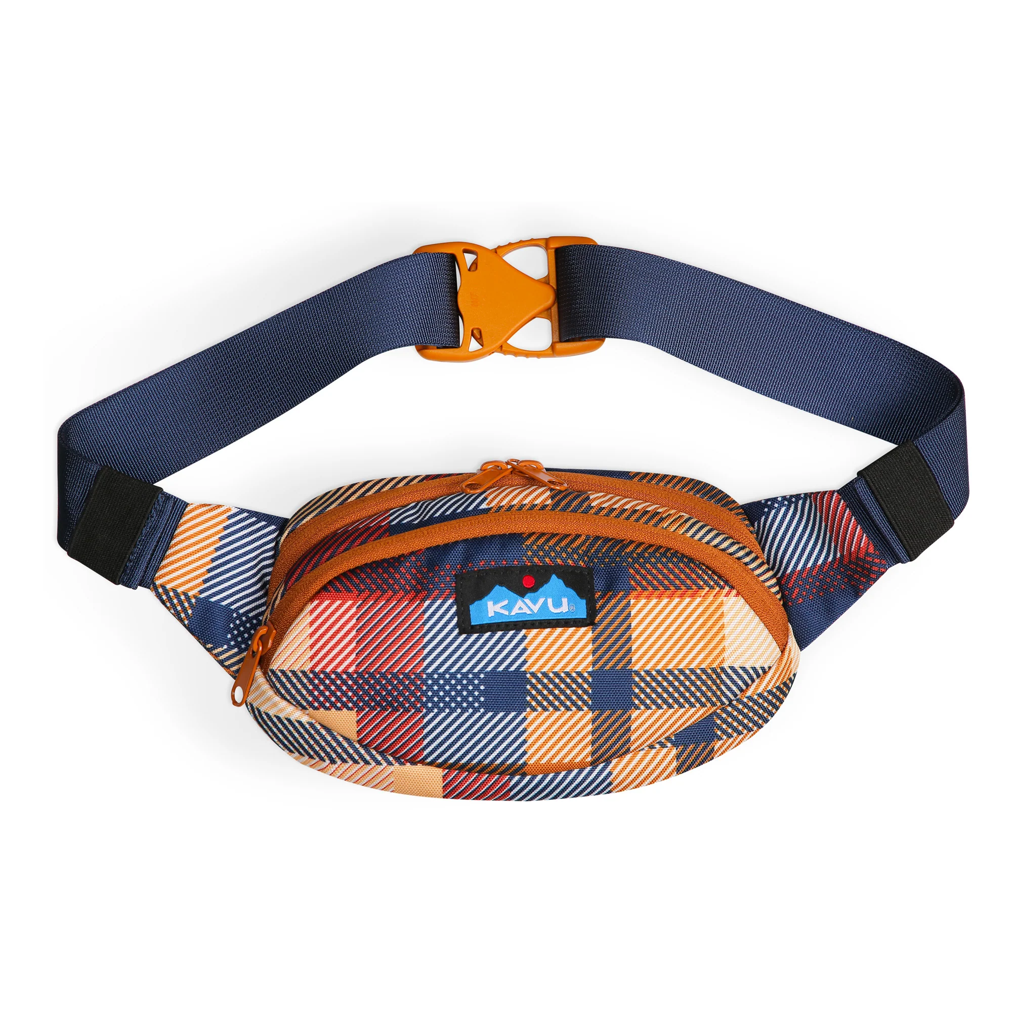 KAVU Spectator Belt Bag (Cabin Plaid)