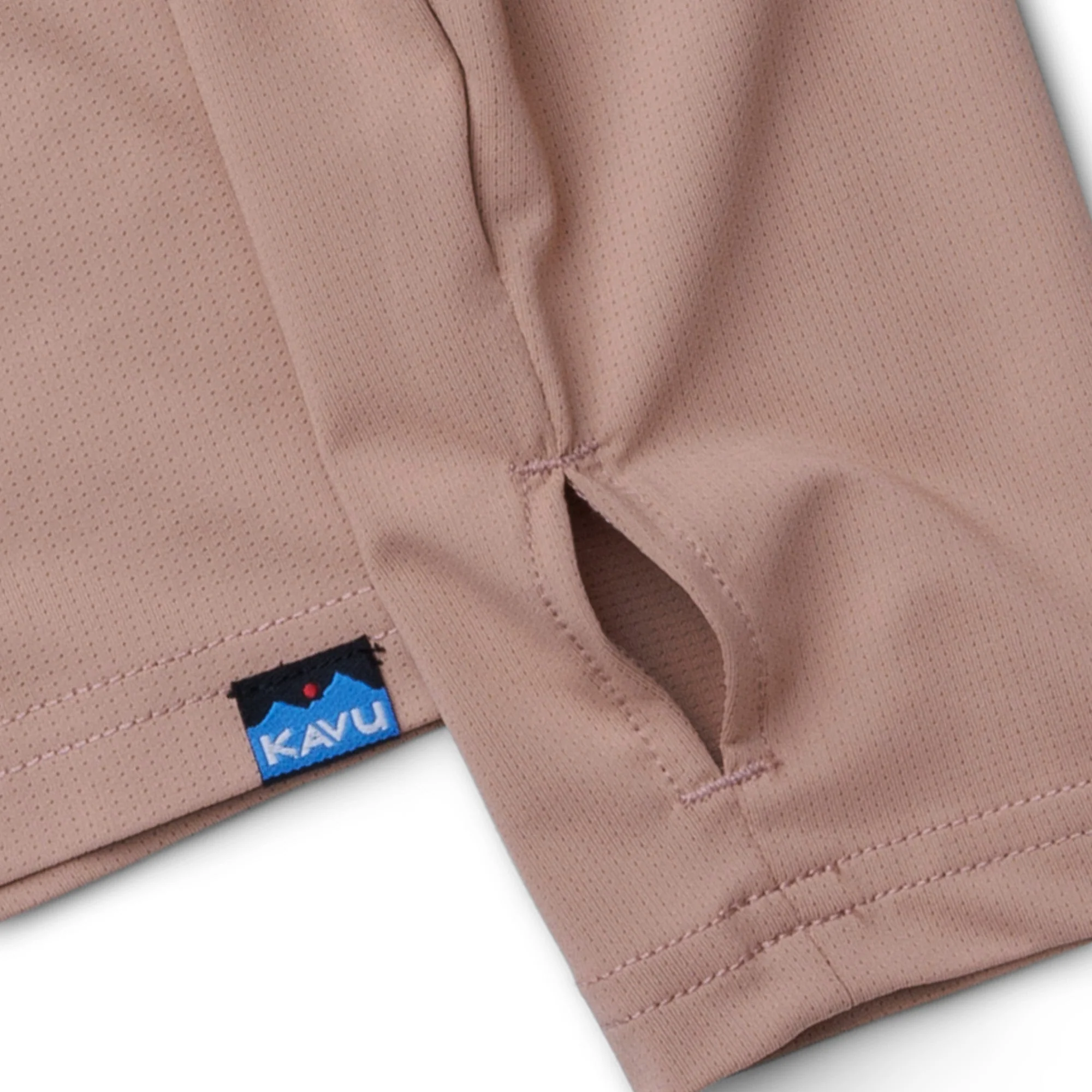 KAVU Sunlite Long Sleeve T-Shirt (Burnt Sugar) - Image 4