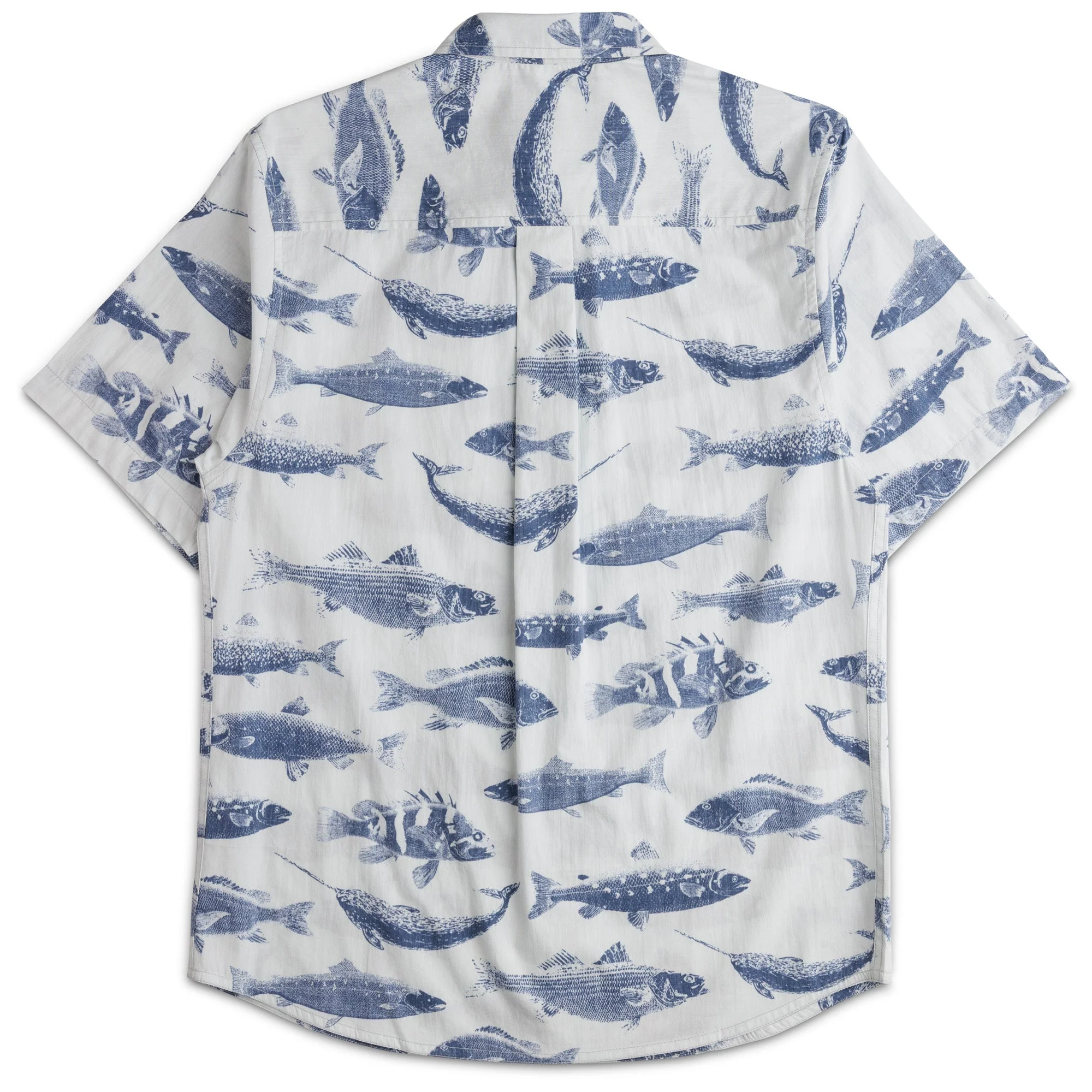 KAVU Topspot Short Sleeve Shirt (Big Blue Fish) - Image 2