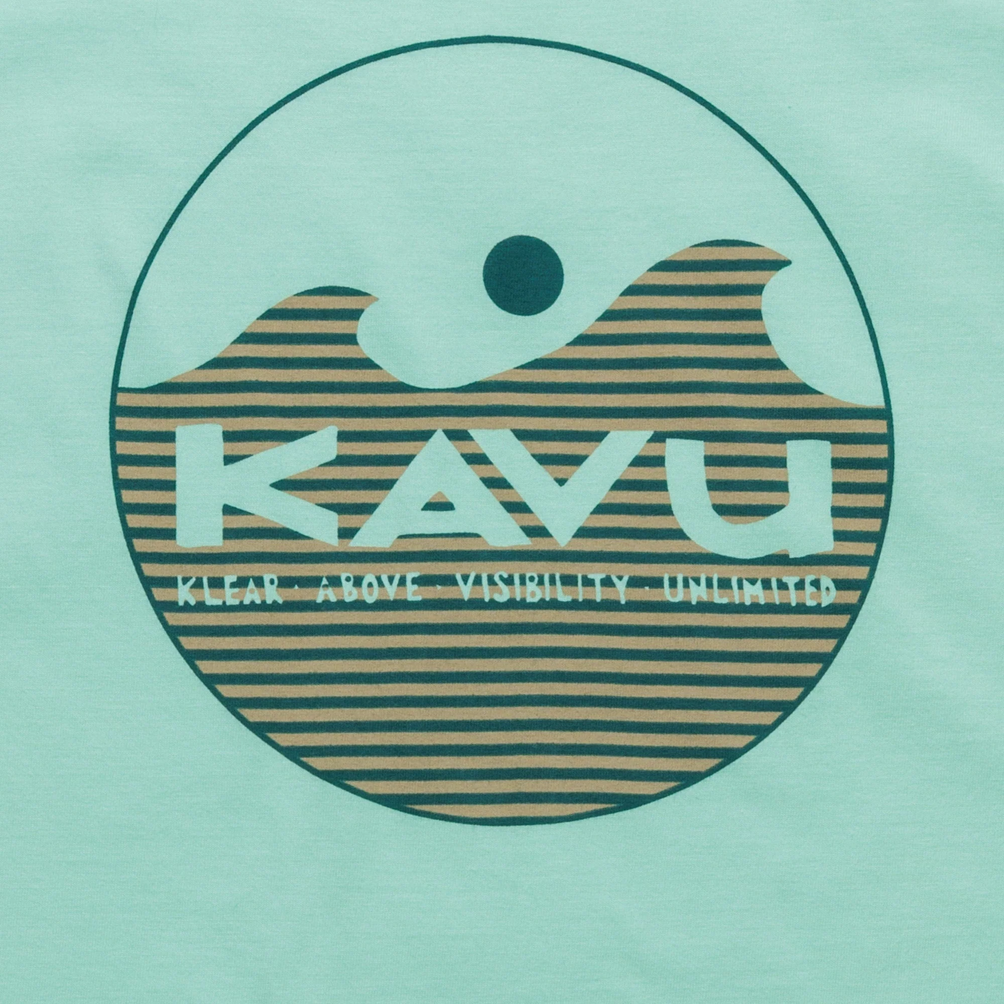KAVU Waves T-Shirt (Jelly Mint) - Image 3