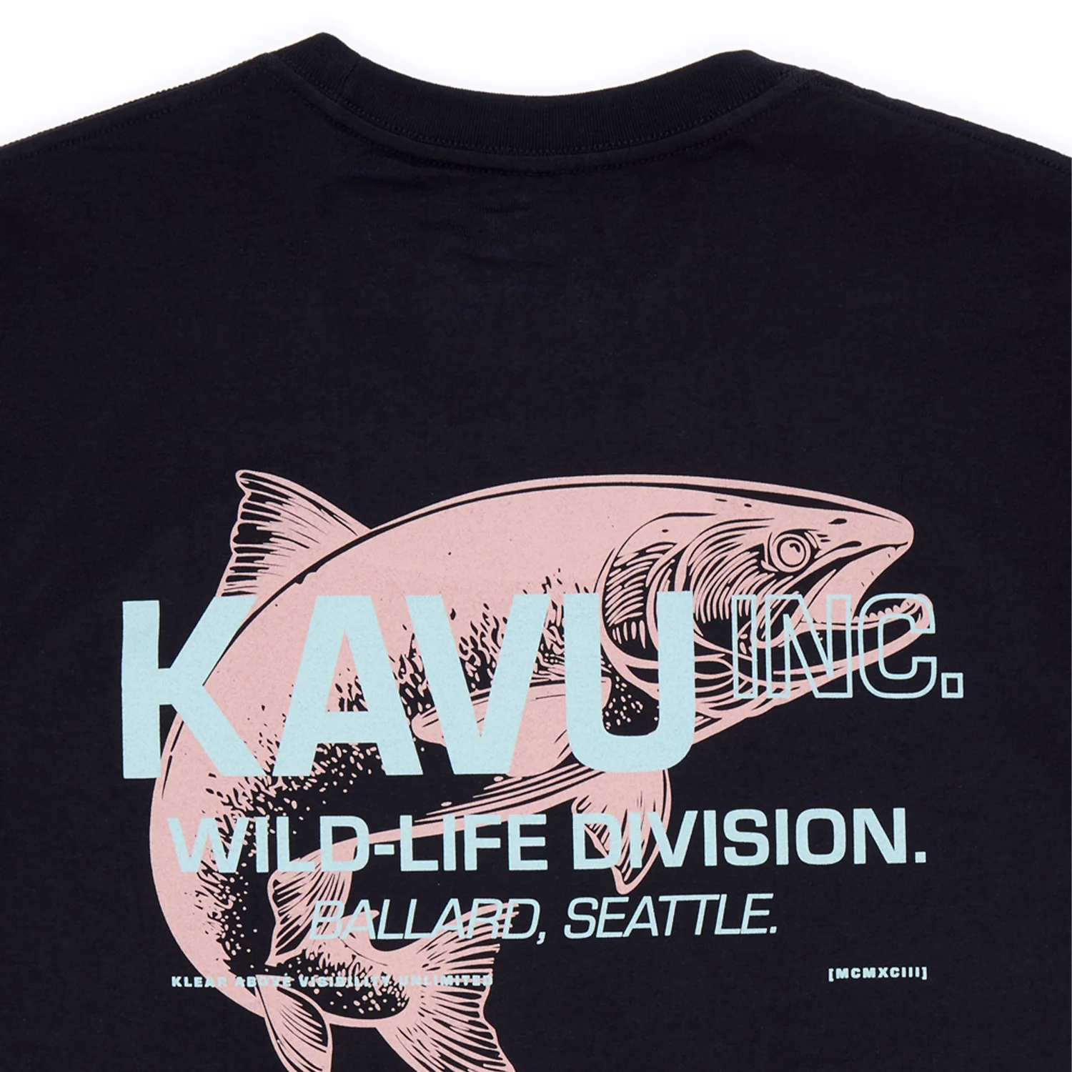 KAVU Wild Life T-Shirt (Nautical Navy) - Image 3